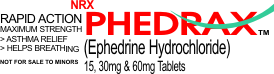 PHEDRAX TABLETS LOGO